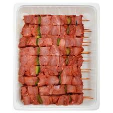 Brochette de rouge de dinde 140g kebab sous at halal x 1.4 kg